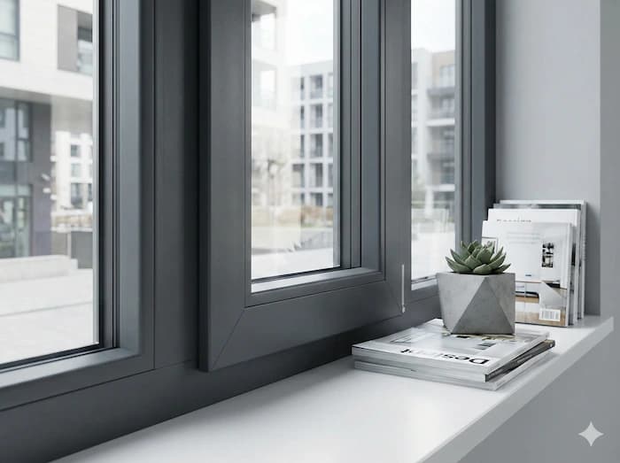 Finestra effetto legno